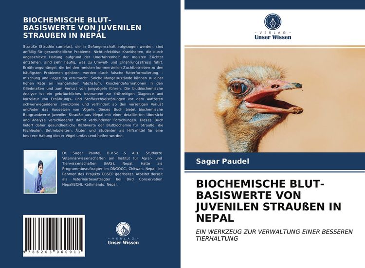 Produktbild: Biochemische Blut-Basiswerte von Juvenilen Strau&szlig;en in Nepal