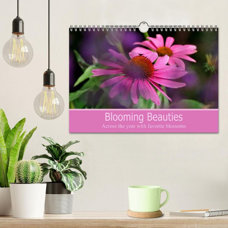 Produktbild: Blooming beauties (Wall Calendar 2026 DIN A4 landscape), CALVENDO 12 Month Wall Calendar