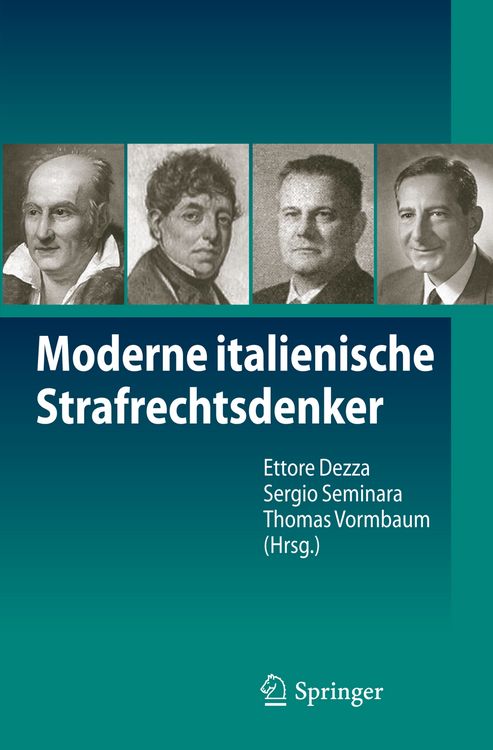 Produktbild: Moderne italienische Strafrechtsdenker