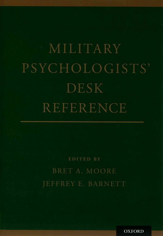 Produktbild: Military Psychologists' Desk Reference