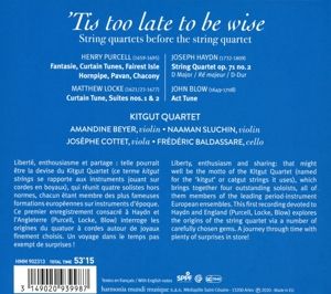 Produktbild: 'Tis too late to be wise