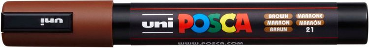 Produktbild: uni-ball Marker uni POSCA PC-5M braun