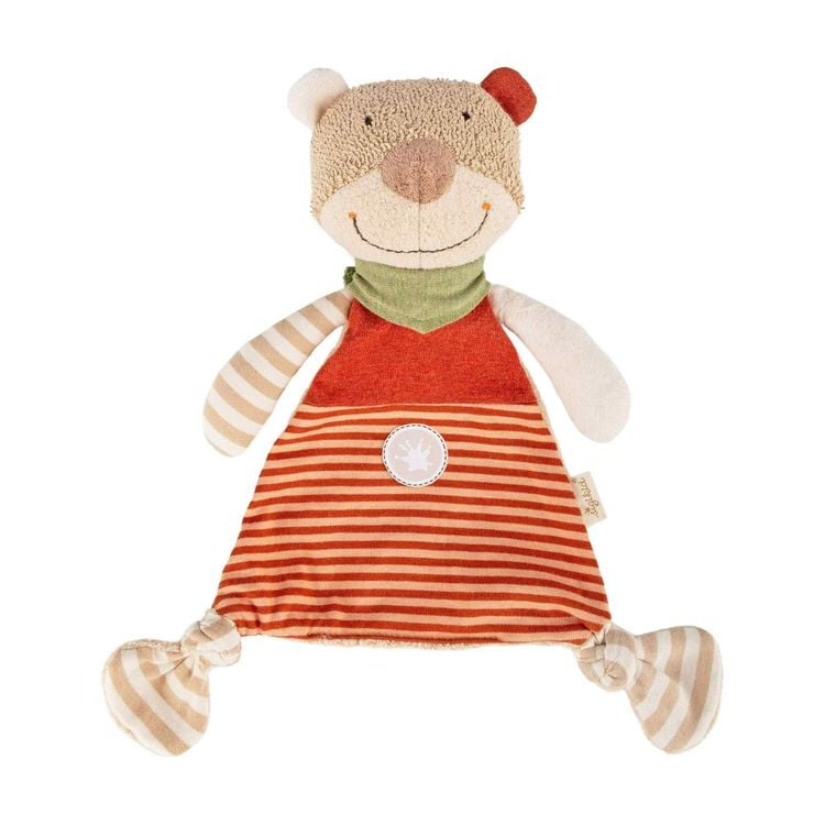 Produktbild: Sigikid - Schnuffeltuch Bär braun gestreift Vanilla