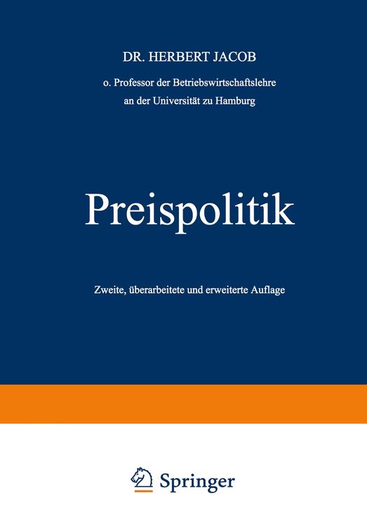 Produktbild: Preispolitik