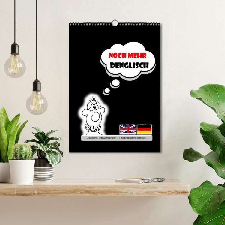 Produktbild: Noch mehr DENGLISCH (Wandkalender 2026 DIN A3 hoch), CALVENDO Monatskalender
