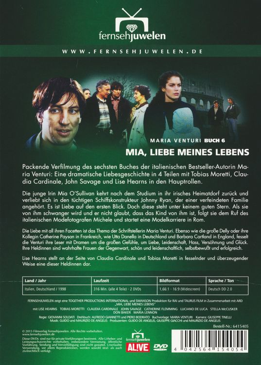 Produktbild: Mia, Liebe meines Lebens - Fernsehjuwelen [2 DVDs]