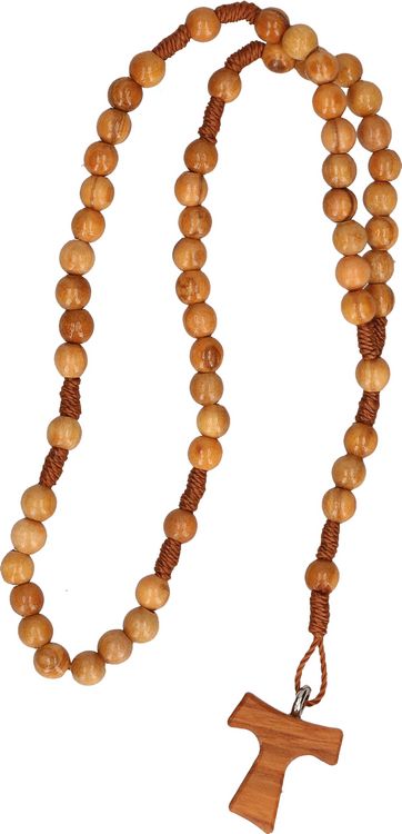 Produktbild: Rosenkranz braune Holzperlen