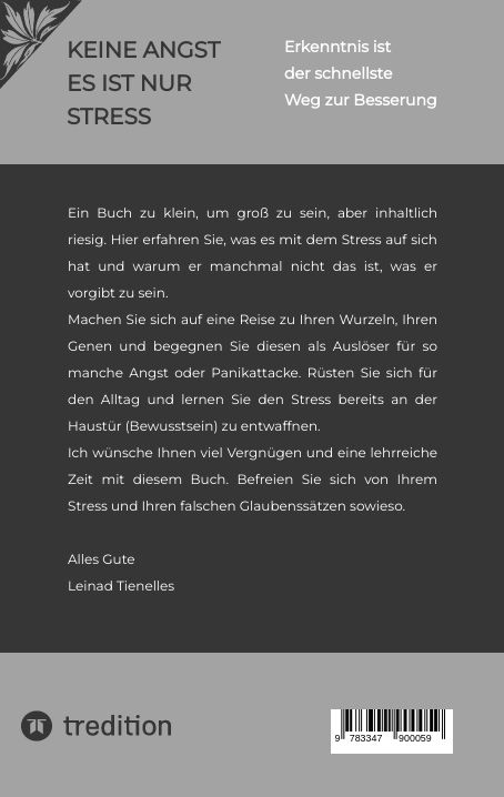 Produktbild: Keine Angst es ist nur Stress
