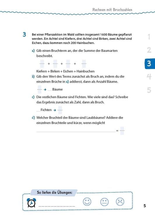 Produktbild: Mathe in 15 Min - Br&uuml;che 5./6. Klasse
