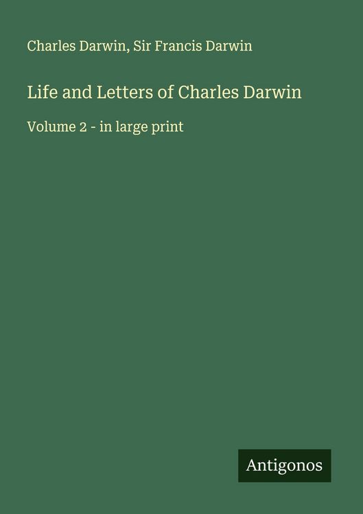 Produktbild: Life and Letters of Charles Darwin