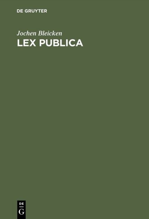 Produktbild: Lex publica