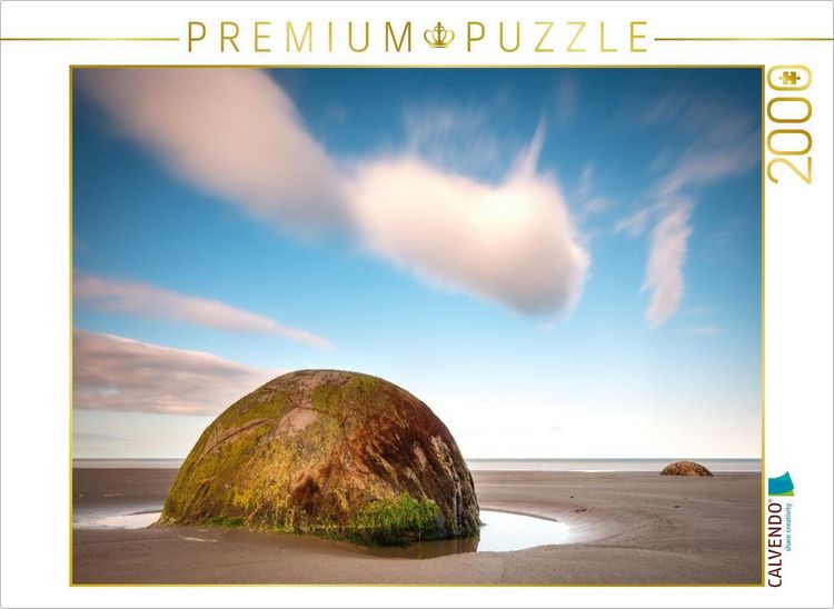 Produktbild: CALVENDO Puzzle Moeraki Boulders | 2000 Teile Lege-Gr&ouml;&szlig;e 90x67cm Foto-Puzzle f&uuml;r gl&uuml;ckliche Stunden
