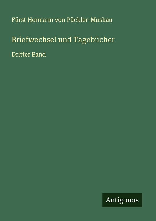 Produktbild: Briefwechsel und Tageb&uuml;cher