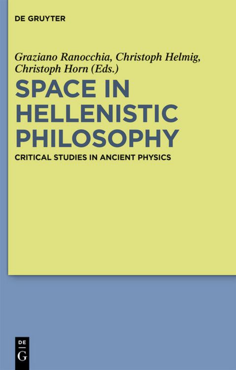 Produktbild: Space in Hellenistic Philosophy