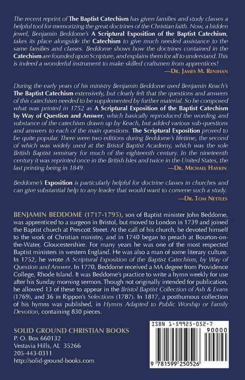 Produktbild: A Scriptural Exposition of the Baptist Catechism