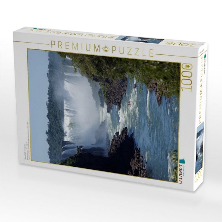 Produktbild: CALVENDO Puzzle Wasserf&auml;lle von Iguazu | 1000 Teile Lege-Gr&ouml;&szlig;e 64x48cm Foto-Puzzle f&uuml;r gl&uuml;ckliche Stunden