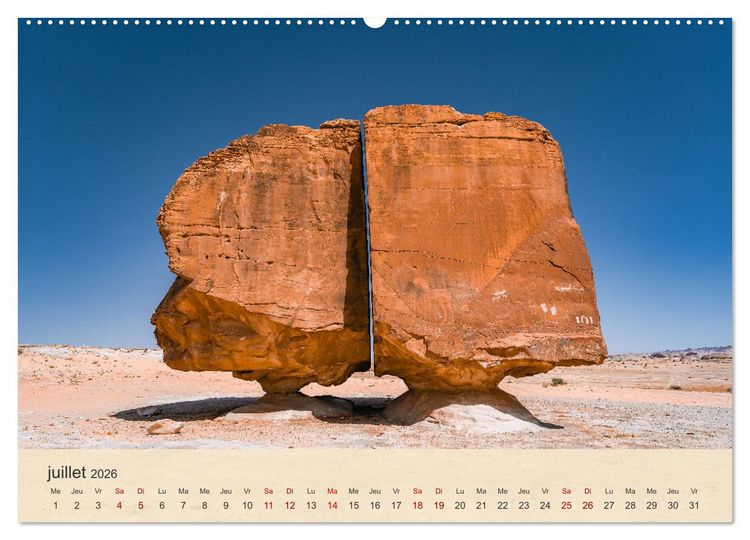 Produktbild: Arabie Saoudite - Royaume des fascinations (Calendrier mural 2026 DIN A2 vertical) calendrier de bureau
