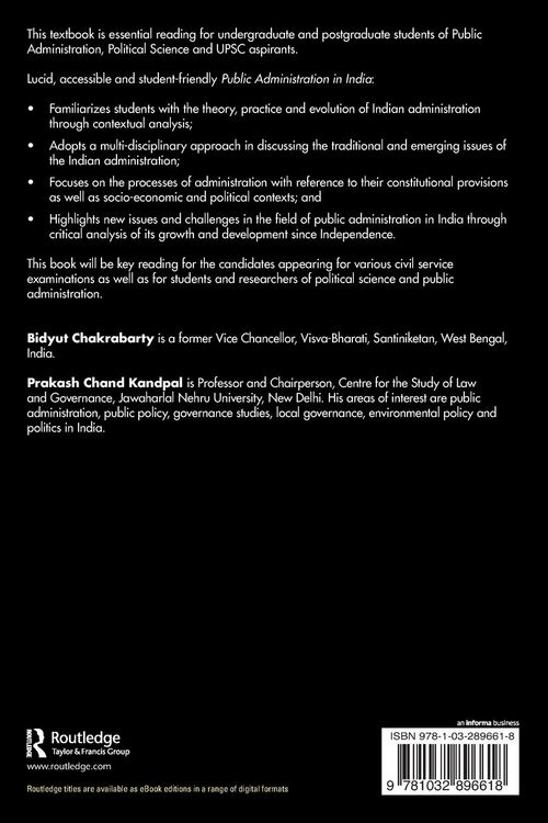 Produktbild: Public Administration in India