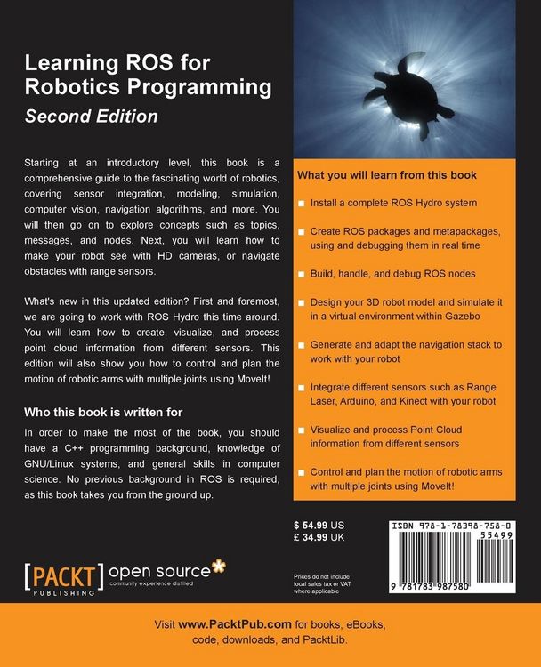 Produktbild: Learning ROS for Robotics Programming - Second Edition