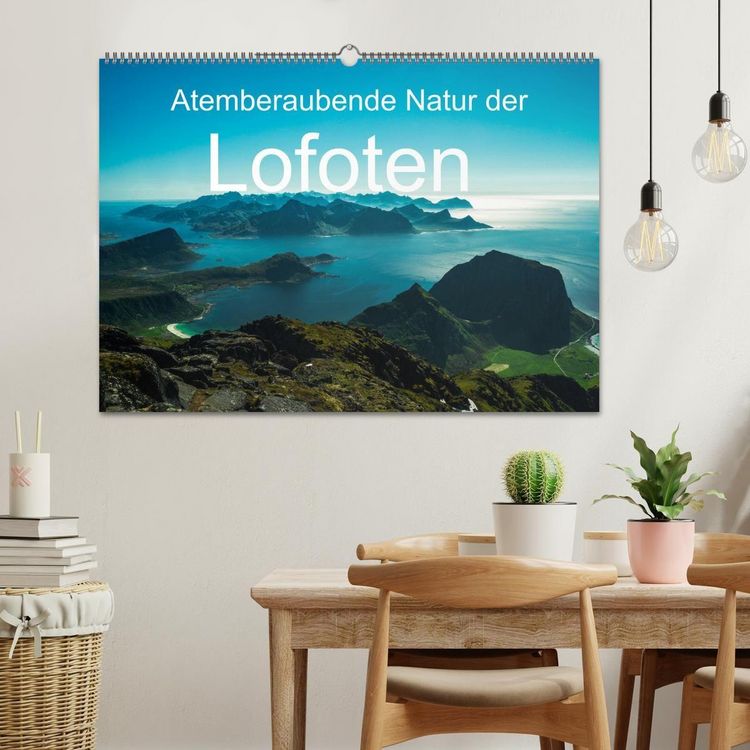 Produktbild: Atemberaubende Natur der Lofoten (Wandkalender 2026 DIN A2 quer), CALVENDO Monatskalender