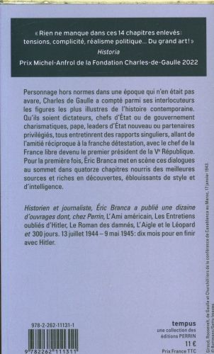 Produktbild: De Gaulle et les grands : confrontations au sommet 1940-1970