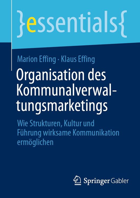 Produktbild: Organisation des Kommunalverwaltungsmarketings