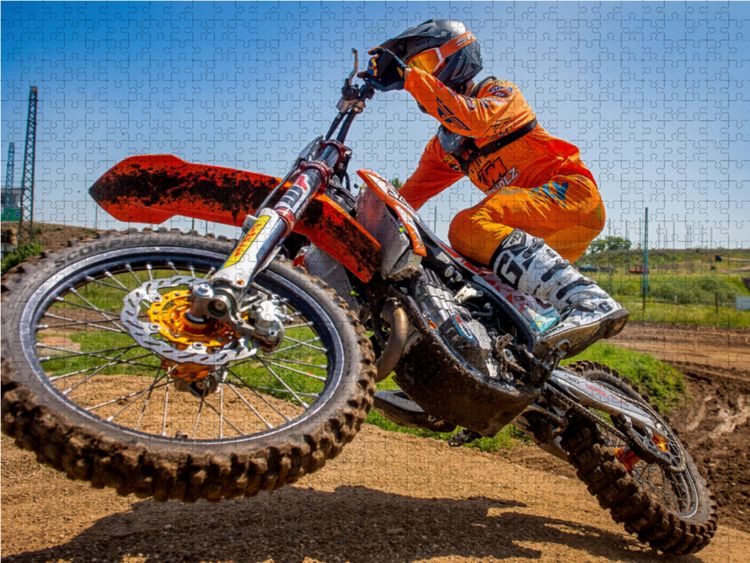 Produktbild: CALVENDO Puzzle Tom KOCH (GER, MXGP) | 1000 Teile Lege-Gr&ouml;&szlig;e 64x48cm Foto-Puzzle f&uuml;r gl&uuml;ckliche Stunden
