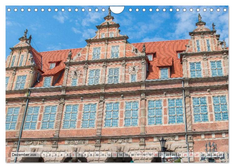 Produktbild: Polnische Dreistadt - Danzig, Gdingen und Seebad Sopot (Wandkalender 2026 DIN A4 quer), CALVENDO Monatskalender