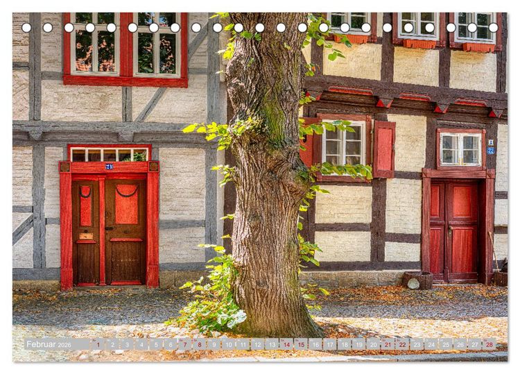 Produktbild: Quedlinburg - 1000 Jahre Geschichte im Harz (Tischkalender 2026 DIN A5 quer), CALVENDO Monatskalender