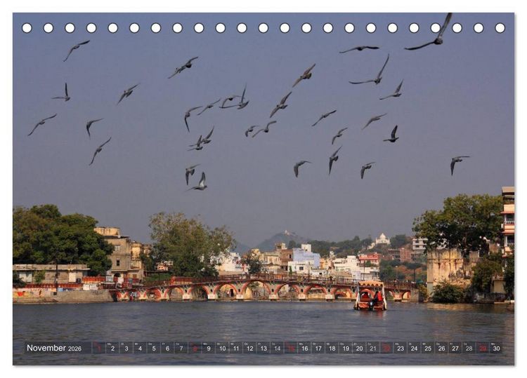 Produktbild: Zauberhaftes Indien (Tischkalender 2026 DIN A5 quer), CALVENDO Monatskalender