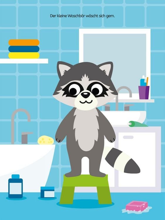 Produktbild: Mein buntes Anzieh-Stickerbuch: Tiere