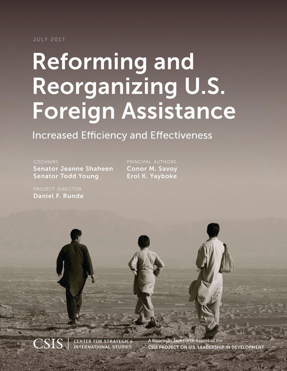 Produktbild: Reforming and Reorganizing U.S. Foreign Assistance
