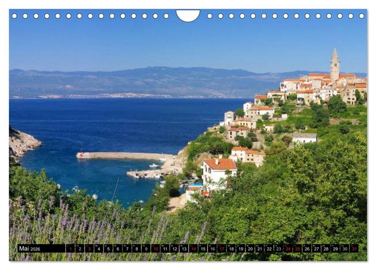Produktbild: Kvarner Golf - Kroatien (Wandkalender 2026 DIN A4 quer), CALVENDO Monatskalender