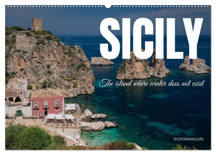 Produktbild: Sicily - The island where winter does not exist (Wall Calendar 2026 DIN A2 landscape), CALVENDO 12 Month Wall Calendar