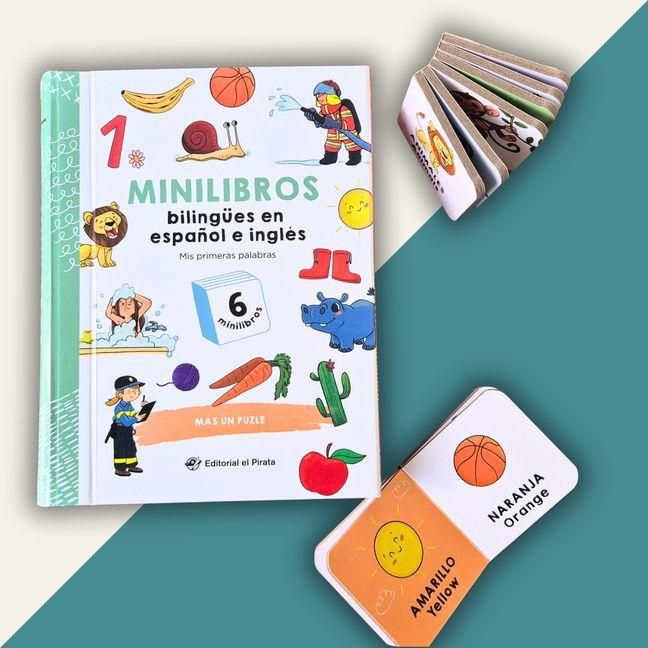 Produktbild: Minilibros Biling&uuml;es En Espa&ntilde;ol E Ingl&eacute;s - MIS Primeras Palabras / Spanish and English Bilingual Minibooks - My First Words (Spanish Edition)