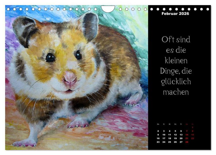 Produktbild: Die Botschaft der Krafttiere (Wandkalender 2026 DIN A4 quer), CALVENDO Monatskalender