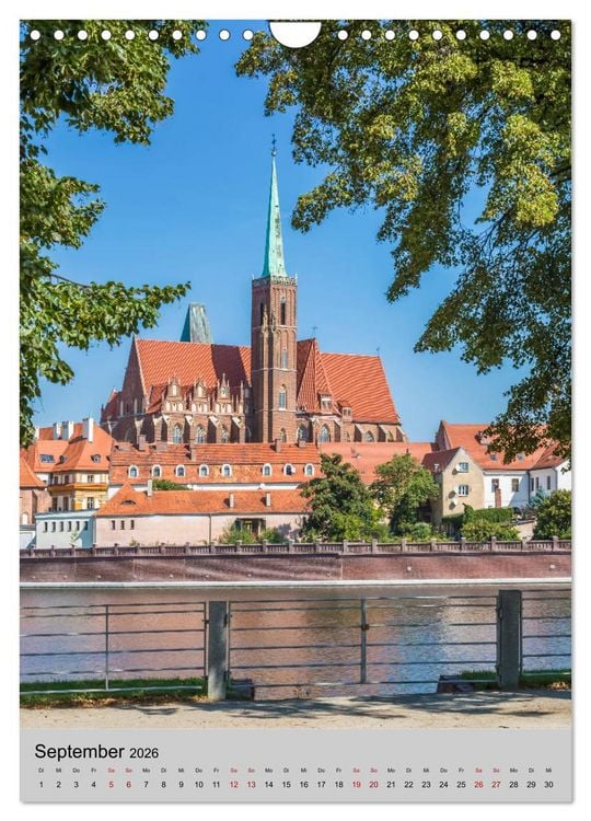 Produktbild: BRESLAU Historisches Stadtherz (Wandkalender 2026 DIN A4 hoch), CALVENDO Monatskalender
