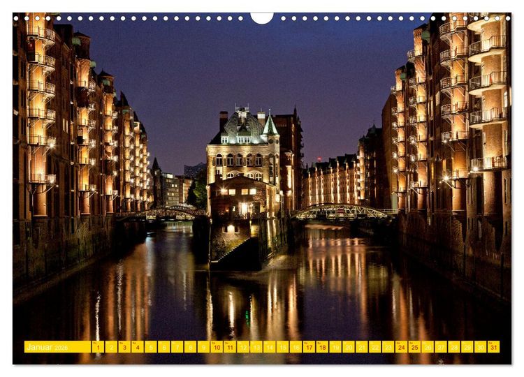 Produktbild: Hamburg - Perle an der Elbe (Wandkalender 2026 DIN A3 quer), CALVENDO Monatskalender