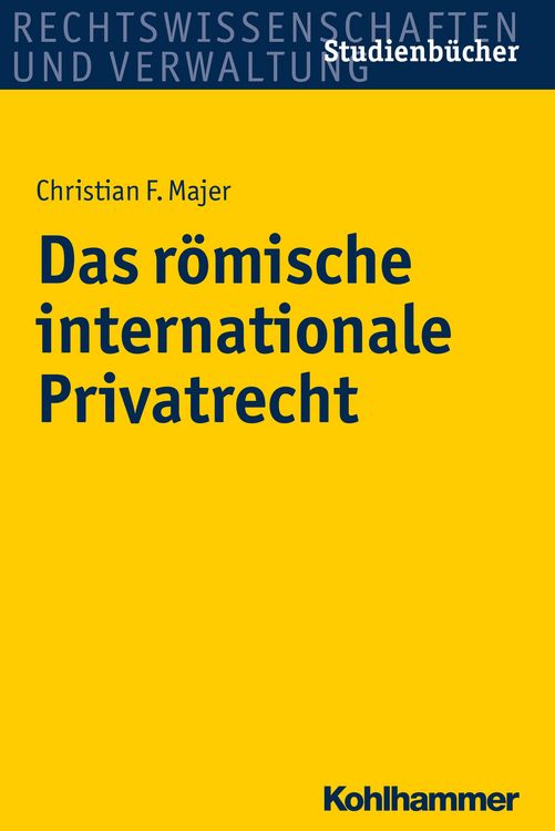 Produktbild: Das r&ouml;mische internationale Privatrecht