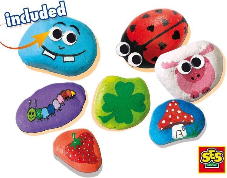 Produktbild: SES CREATIVE Malset Steine bemalen