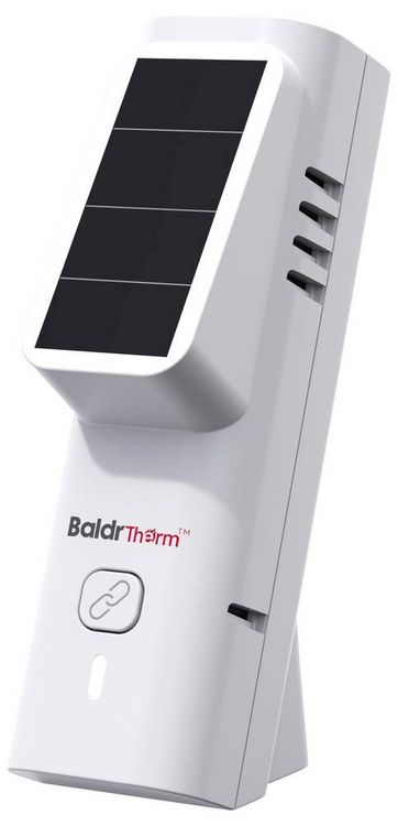 Produktbild: BaldrTherm Solar Thermo-/Hygrometer Wei&szlig; HCS701B