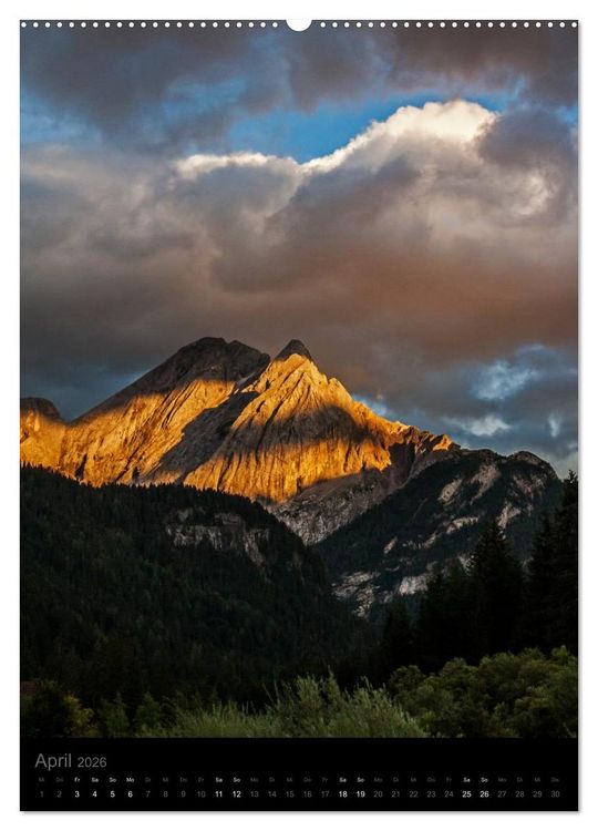 Produktbild: Tirol - Faszination Gebirge (Wandkalender 2026 DIN A2 hoch), CALVENDO Monatskalender