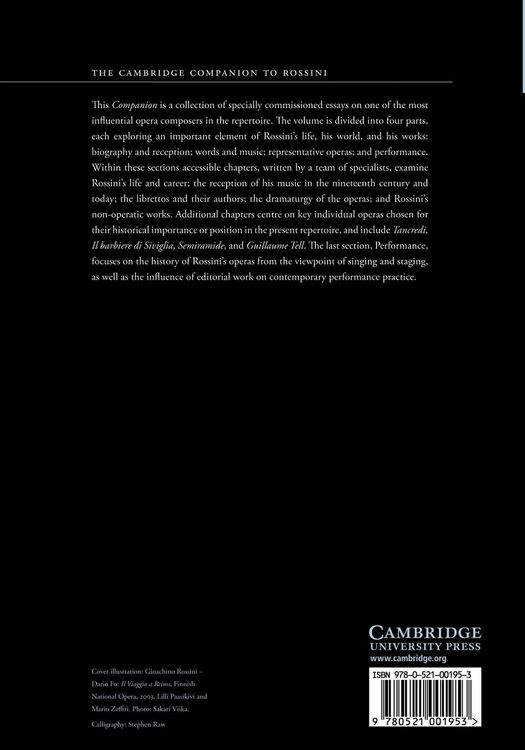 Produktbild: The Cambridge Companion to Rossini