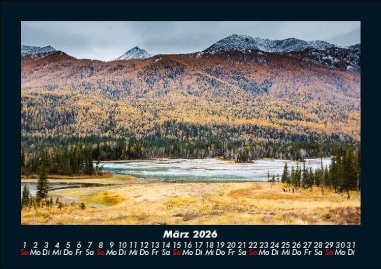 Produktbild: Landschaftskalender 2026 Fotokalender DIN A5