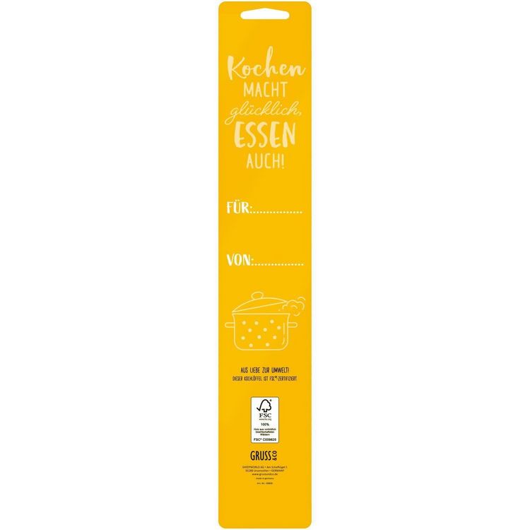 Produktbild: GRUSS & CO Kochl&ouml;ffel Motiv: Heute ist mein Lieblingstag