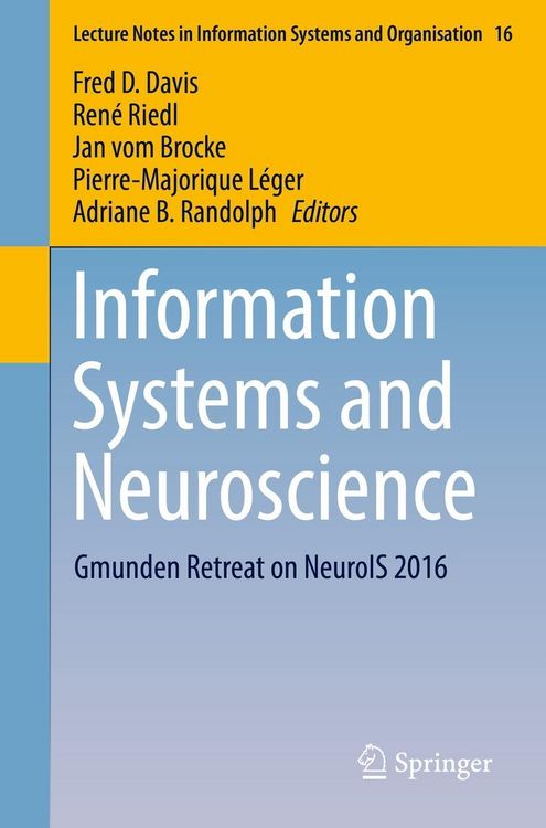 Produktbild: Information Systems and Neuroscience