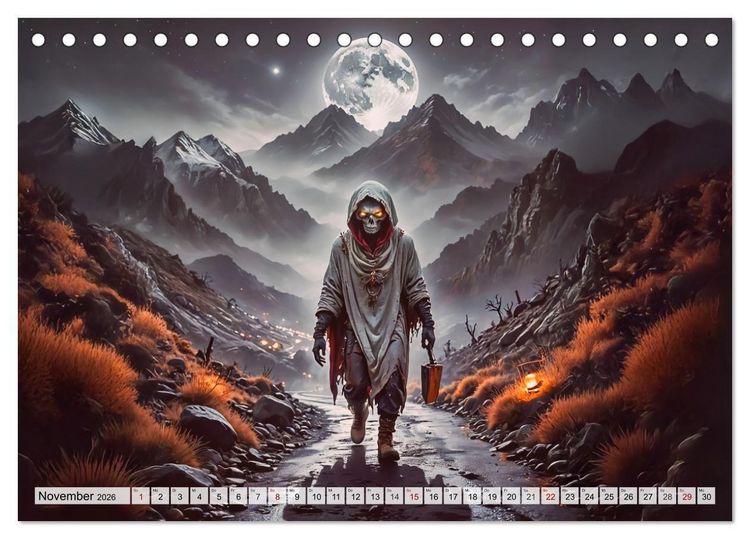Produktbild: Inka-Mythologie - G&ouml;tter, Helden und Monster (Tischkalender 2026 DIN A5 quer), CALVENDO Monatskalender