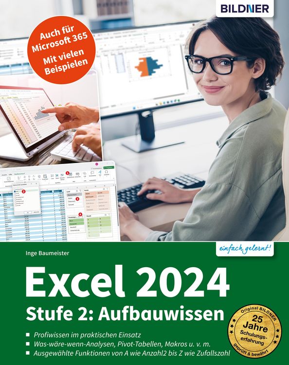 Produktbild: Excel 2024 - Stufe 2: Aufbauwissen