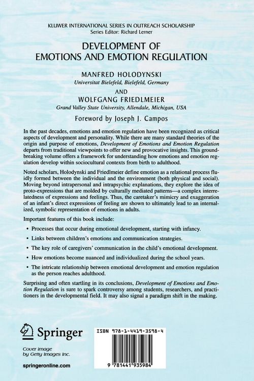 Produktbild: Development of Emotions and Emotion Regulation