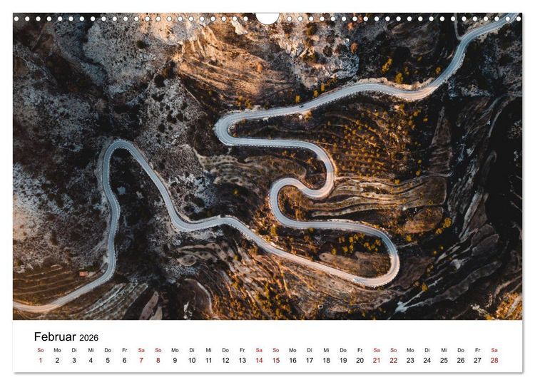 Produktbild: &Uuml;ber den Wolken - Spektakul&auml;re Luftaufnahmen (Wandkalender 2026 DIN A3 quer), CALVENDO Monatskalender